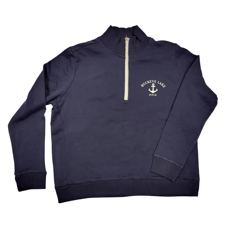 The Quinn Pullover in Navy Blue