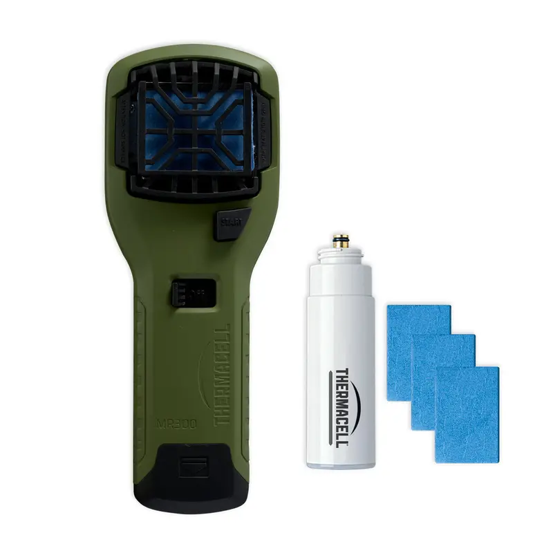Thermacell Olive-Tone Portable Mosquito Repeller – Battery-Powered Area Defense Unit