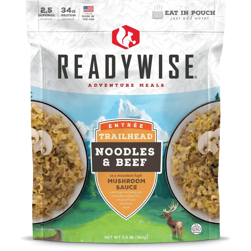 Trailhead Beef Noodle Meal – Lightweight & Savory