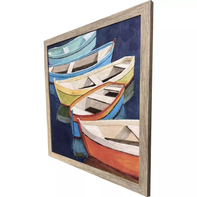 Tranquil Rowboat Scene Wall Art