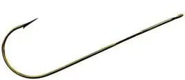 Tru Turn Aberdeen Gold Fishing Hooks – Size 1, 7-Pack