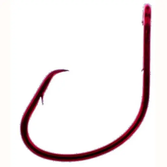 Tru Turn Boss Kat Hook – Dead Red Finish, Size 1/0, 6-Pack