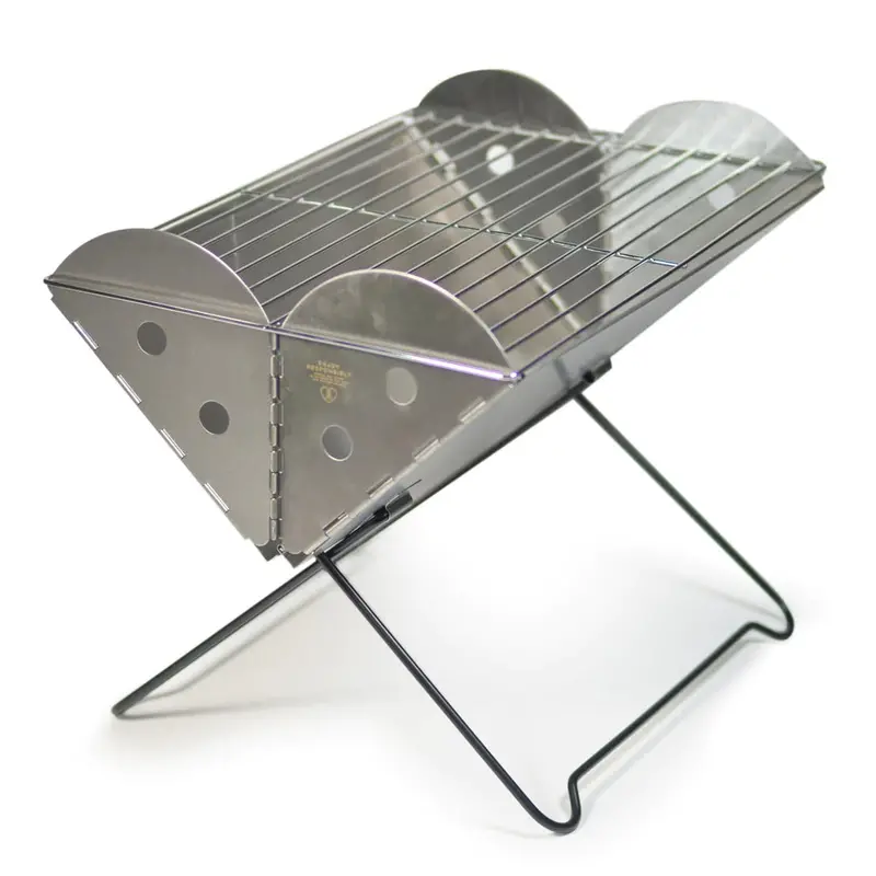 UCO Flatpack Grill & Firepit – Medium-Size Foldable Campfire and Grilling Station