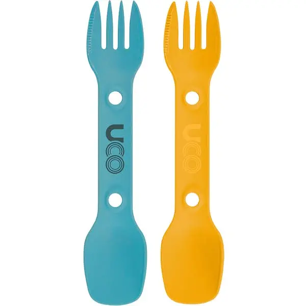 UCO Ultra-Durable Utility Spork – 2-Pack with Lifetime Warranty