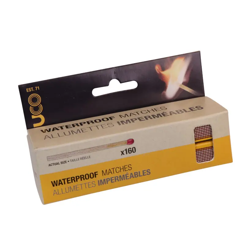 UCO Waterproof Matches — 4 Boxes (40 Matches Each)