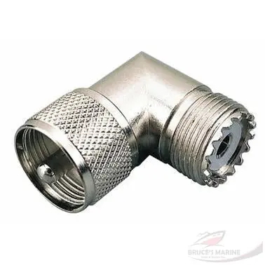 UHF Right-Angle Coaxial Cable Connector