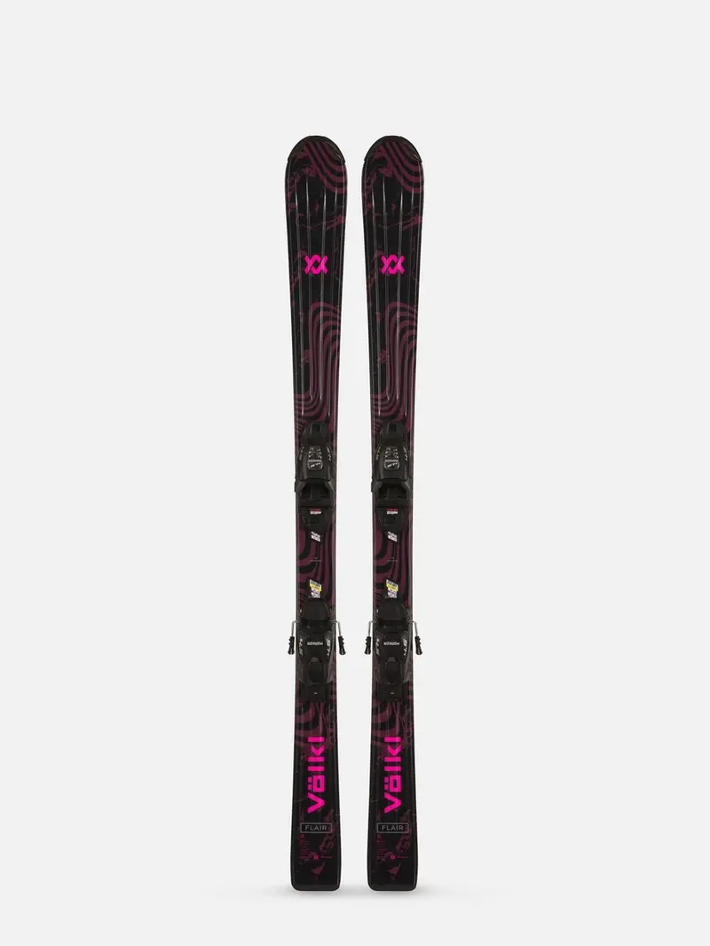 Volkl Flair Jr Skis with VMOTION Bindings