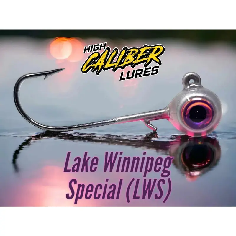 Walleye Hawgerz Omega Lake Winnipeg Long-Shank Jigs – 3-Pack