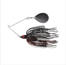 War Eagle Nighttime Spinnerbait – 1/2 oz, Black-Red