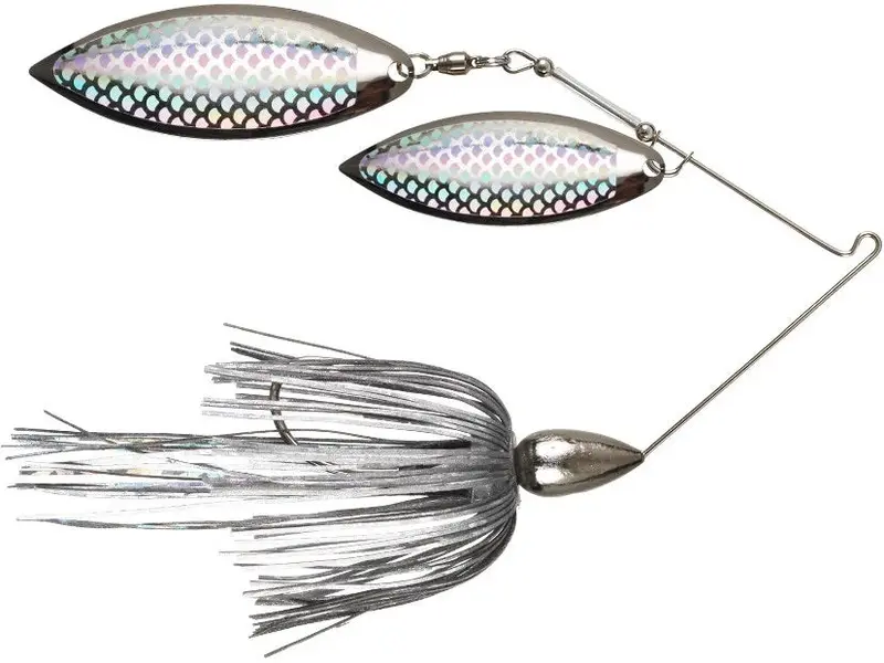 War Eagle Spinnerbait – Nickel Frame, 3/8 oz, Aurora Glow