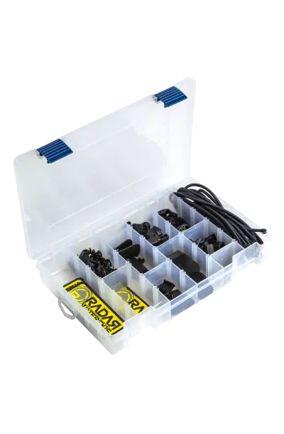 Warranty-Ready Tackle Box with Organized Compartments