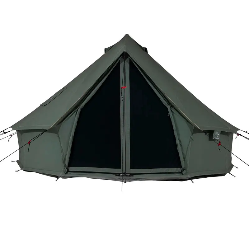 White Duck Regatta Bell Tent – 16′, Olive, Water-Repellent Finish
