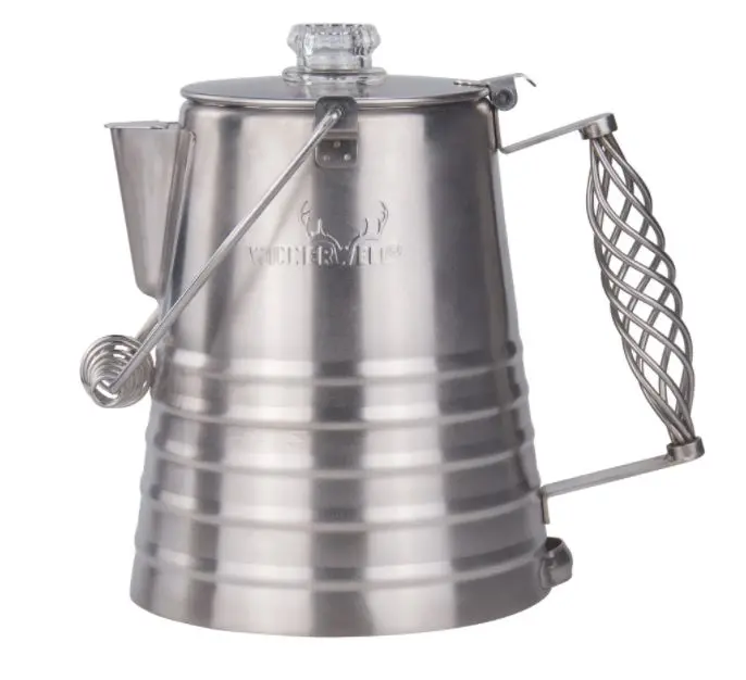 Winnerwell 14-Cup Stainless Steel Percolator – Campfire Coffee Pot