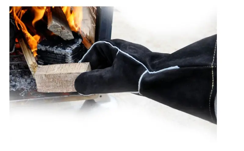 Winnerwell Heat-Resistant Fire Gloves for Wood Stove Use
