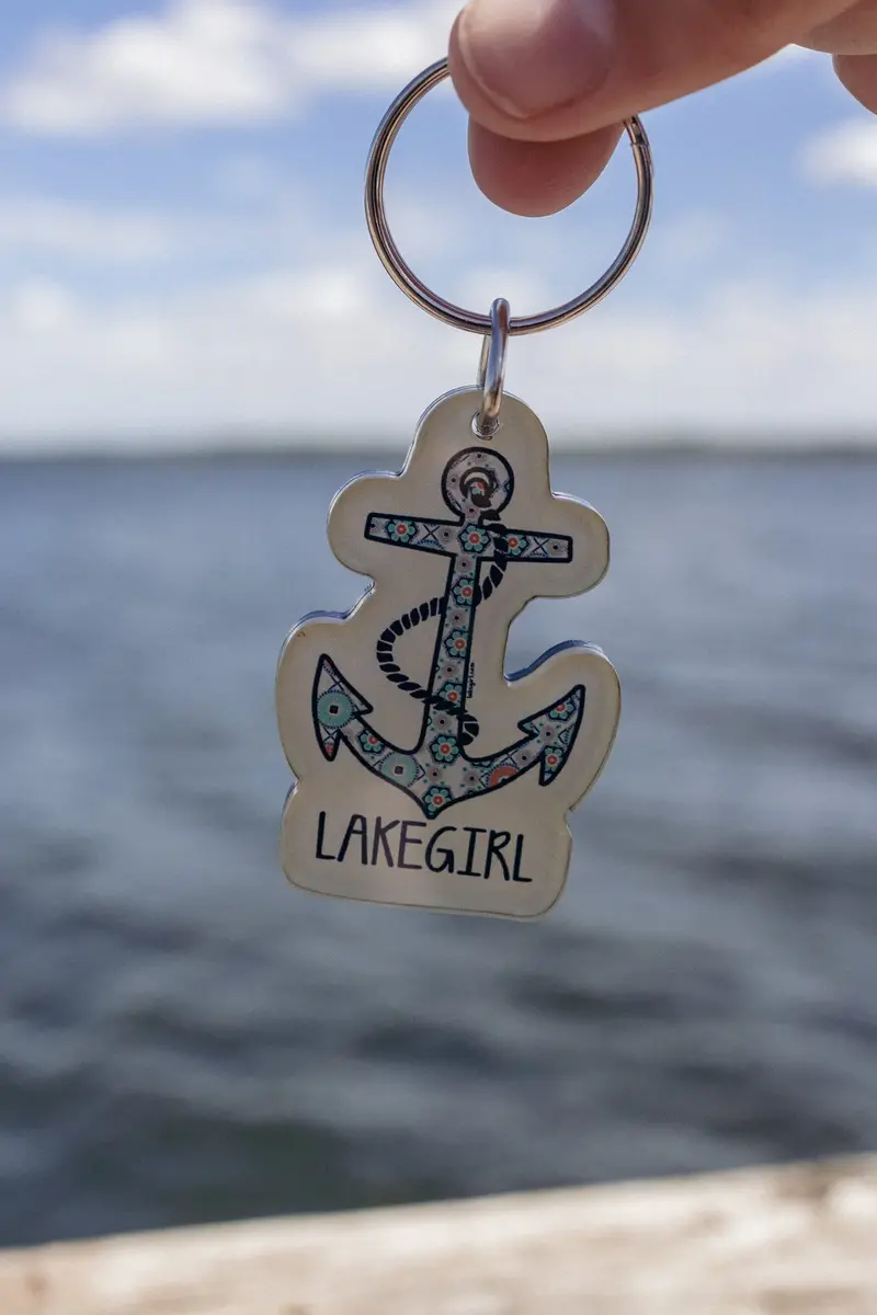 Wishful Anchor Acrylic Keychain