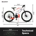 Women’s 26-Inch Mountain Bike – Shimano 21-Speed, Dual Brakes, and Comfort Geometry for Teen and Adult Riders
