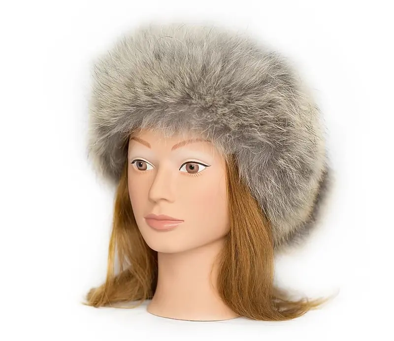 Women’s Coyote Fur Headband – Canadian-Made Cold-Weather Accessory