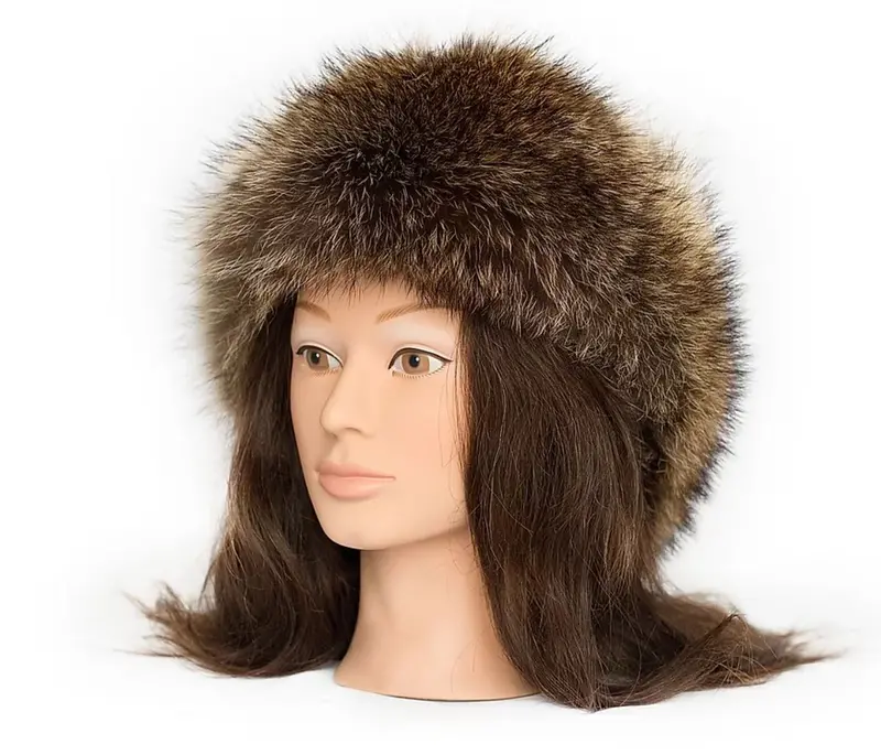 Women’s Raccoon Fur Headband – Handcrafted in Canada