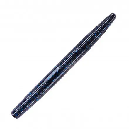YUM Dinger 5-Inch Soft Stick Bait in Black/Blue Flake (8-Pack)