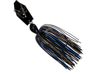 Z-MAN Big Blade Chatterbait — 1/2 oz Black/Blue Candy Swim Jig