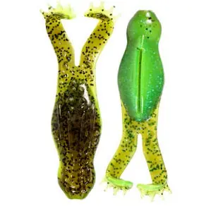 Z-MAN Goat Soft Plastic Bait – 3.75 in Hot Snakes (4-Pack)