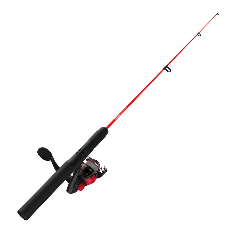 Zebco Dock Demon Red Spinning Fishing Combo – 30 Inch, One-Piece