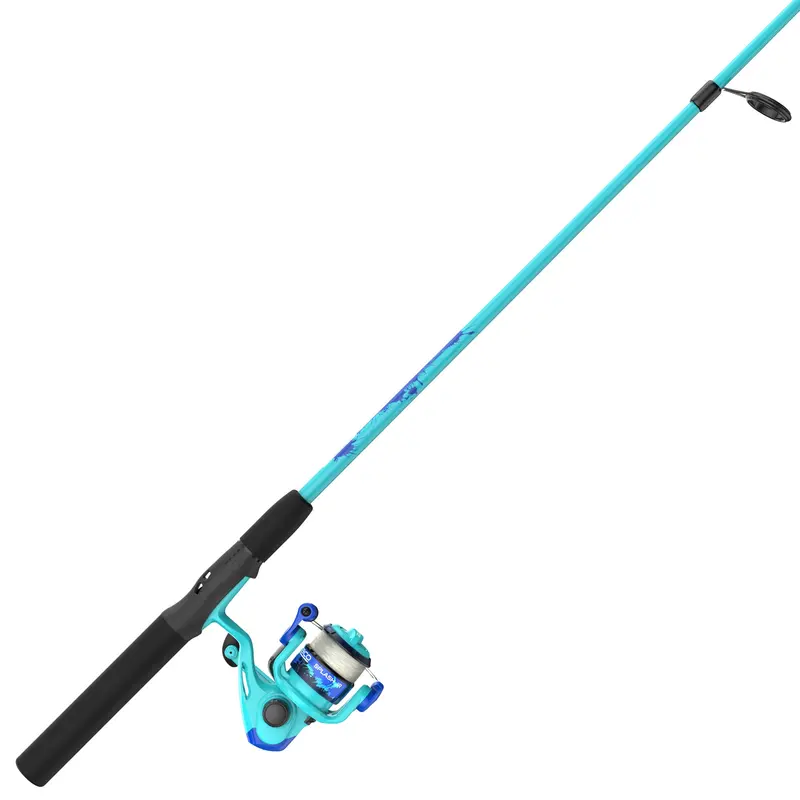 Zebco Splash Junior Spinning Combo – Boys’ 4 ft Blue, 2-Piece Flatboard