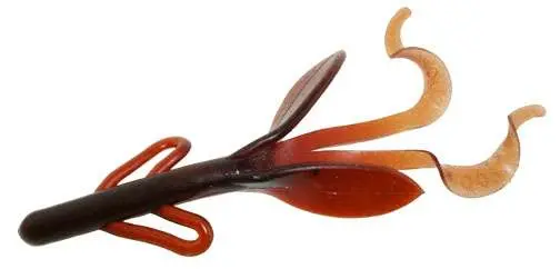 Zoom Full-Size Brush Hog 6-Inch Soft Lure – Scuppernong Color, 8-Pack