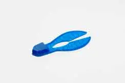 Zoom Super Chunk Soft Plastic Bait – 3.5-Inch Sapphire Blue, 5-Pack