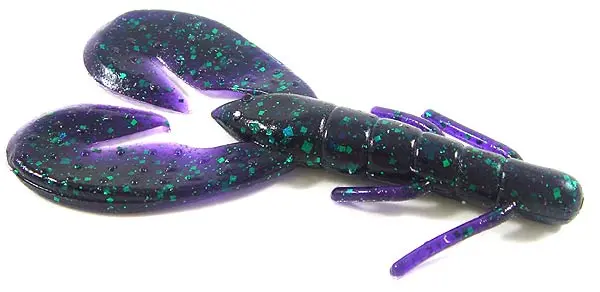 Zoom Super Speed Craw Soft Bait – 3.75-Inch June Bug Color (8-Bag)